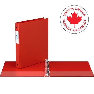 Binder-Essential 2300 1" Round Ring, Red - 2311-03