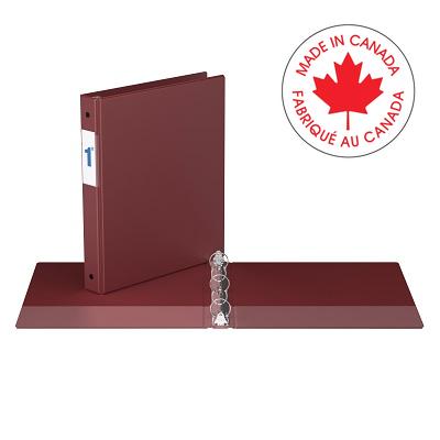 Binder-Essential 2300 1" Round Ring, Burgundy - 2311-08