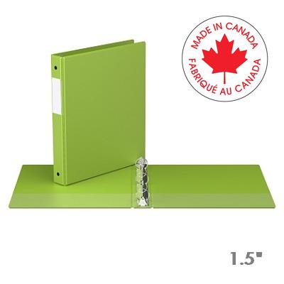 Binder-Essential 2300 1.5" Round Ring, Lime Green - 2312-24