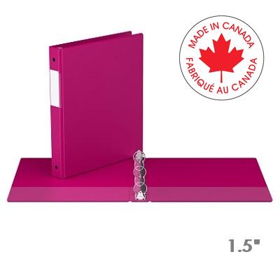 Binder-Essential 2300 1.5" Round Ring, Pink - 2312-43