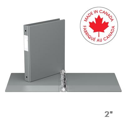 Binder-Essential 2300 2" Round Ring, Grey - 2313-07