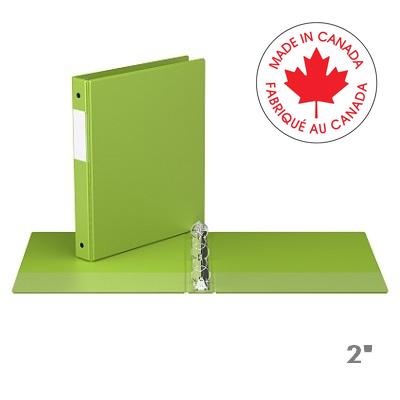 Binder-Essential 2300 2" Round Ring, Lime Green - 2313-24