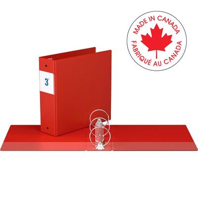 Binder-Essential 2300 3" Round Ring, Red - 2314-03