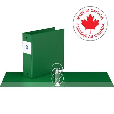 Binder-Essential 2300 3" Round Ring, Green - 2314-04