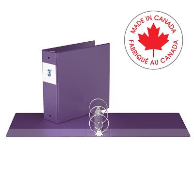 Binder-Essential 2300 3" Round Ring, Purple - 2314-69