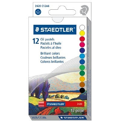 Pastels-Oil Staedtler, 12 Colours - 2420 C12
