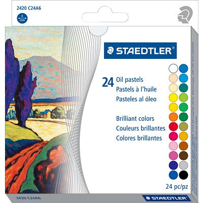 Pastels-Oil Staedtler, 24 Colours - 2420 C24