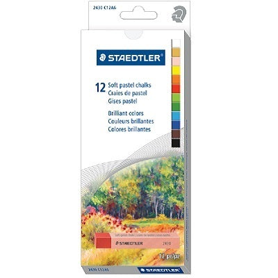 Pastels-Chalk Staedtler, 12 Colours - 2430 C12