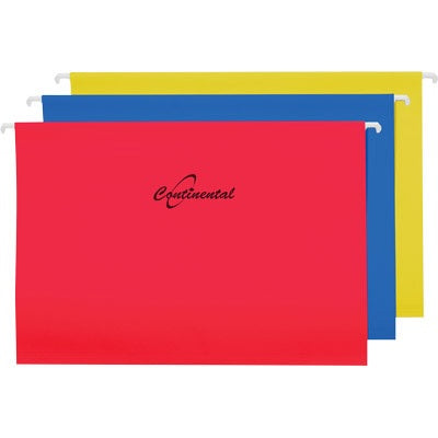 Folder-Hanging, Continental, Letter,  Assorted Colours - 25377-30225