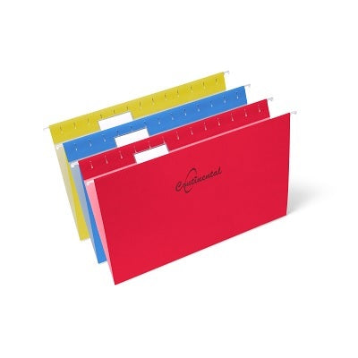 Folder-Hanging, Continental, Letter  Assorted Colours 10/Pk - 25377-30915