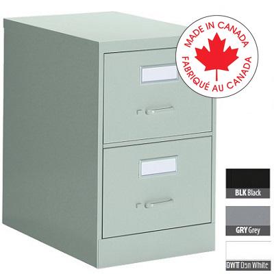 File Cabinet-Vertical 2600 Legal 2 Drawer Designer White - 26-251-DWT
