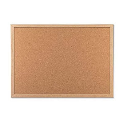 Bulletin Board-Cork With Maple Frame, 23"X35" - 26426-38035