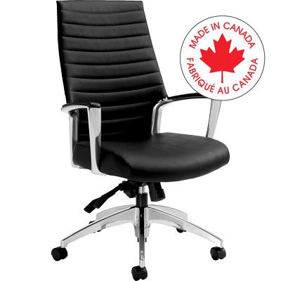 Chair-Tilter Global Accord High Back, Allante Free Black - 2670-4 A16F A16F ALU AI CX ST