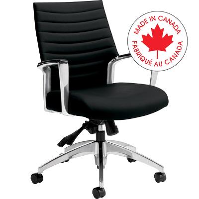 Chair-Tilter Global Accord Medium Back, Allante Free Black - 2671-4 A16F A16F ALU AI CX ST