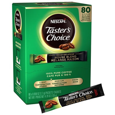Coffee-Taster'S Choice Instant, Decaf 80/Box - 28000-66488