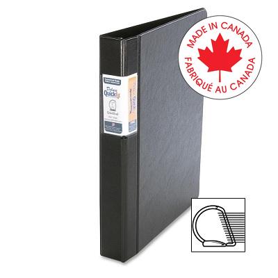 Binder-Deluxe Quickfit 1" D-Ring Commercial, Black - 29011