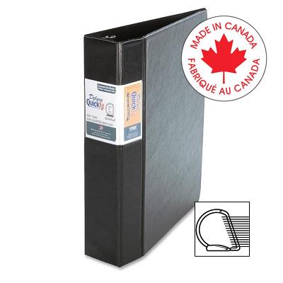 Binder-Deluxe Quickfit 2" D-Ring Commercial, Black - 29031