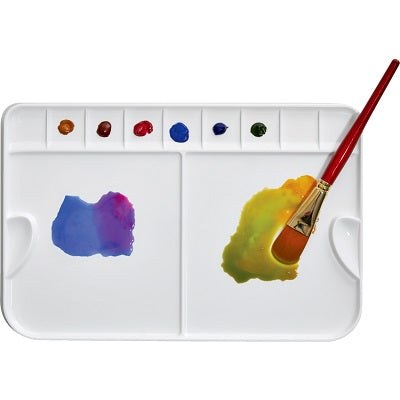 Palette-11 Well, Left/Right Thumb Indentation White - 29510