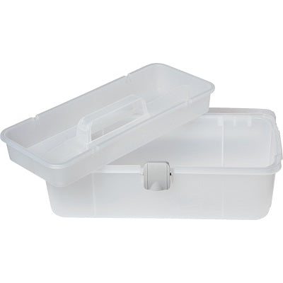 Storage Box-Single Tray 7-1/3" X 14-2/5" X 5-1/5", White - 29601