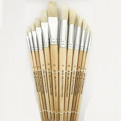 Paint Brush-Dblg, Short Handle, Assorted Sizes 12/Pack - 29612