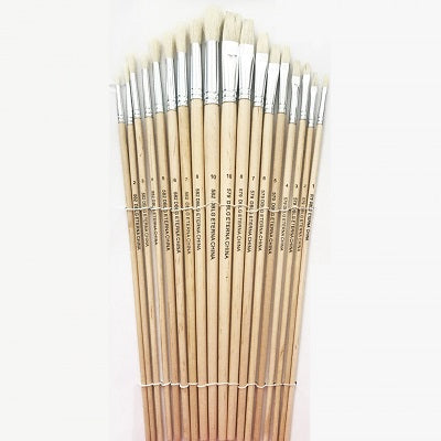 Paint Brush-Dblg, Long Handle, Assorted Sizes 18/Pack - 29618