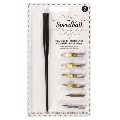 Pen Set-Calligraphy, Speedball 7 Pieces - 2961