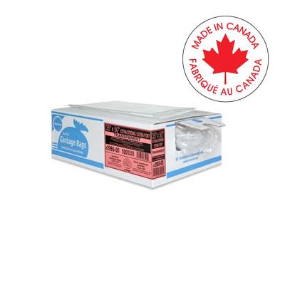Bags-Garbage, Ecologo 42X48 Clear Extra Strong 75/Ctn - 2987-00
