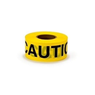 Tape-Barricade 'Caution' Scotch 3"X300' Yellow & Black - 301