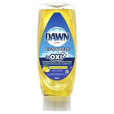 Dish Soap-Dawn Ultra Oxi Ez Squeeze, Lemon Scent 535Ml - 30772-08828