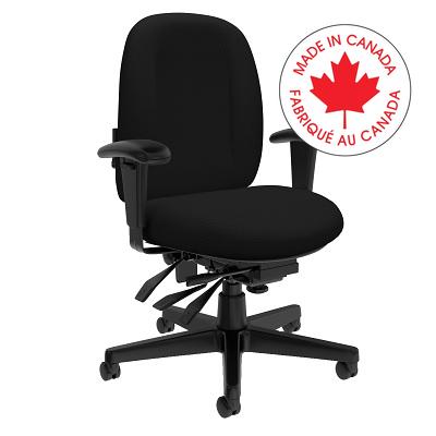 Chair-Multi-Tilter Granada Medium Back Schukra, Echo - 3112 3N TC74 BLK