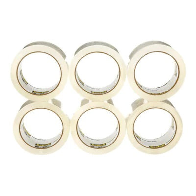 Tape-Box Sealing Scotch Secure Seal 48Mmx50M Clear 6/Pack - 3250-6EF