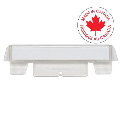 Tabs-Hanging Folder, 3-1/2" Molded Plastic, Pendaflex, Clear - 33-12-CLR