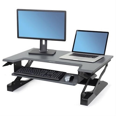 Sit Stand Workstation-Ergotron Workfit-T Black - 33-397-085