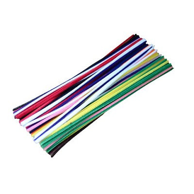 Chenille Stems-12In. Assorted Colours - 33412