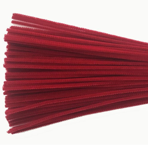 Chenille Stems-12" Dark Red - 33415