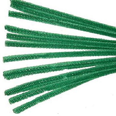 Chenille Stems-12" Dark Green - 33417