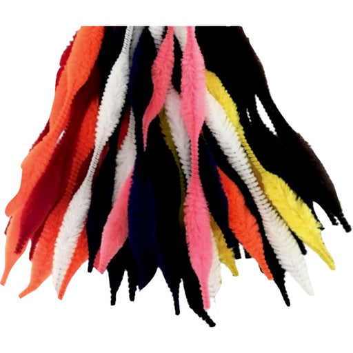 Chenille Stems-12" Assorted Colours, Bump - 33800