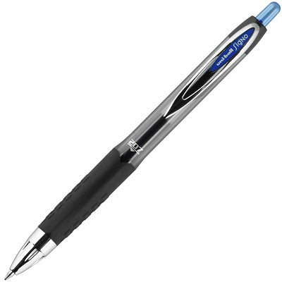 Pen-Retractable, Uni 207 Gel, 0.7Mm Blue 12/Bx - 33951