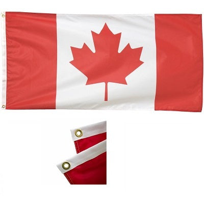 Flag-Canada 72 X 36" Nylite Outdoor Grommet - 34-007236T-G