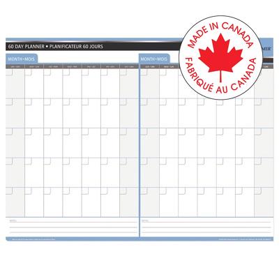 Planner-Wall, Flexible 23X30 30/60 Day Undated Bilingual - 34138-59735