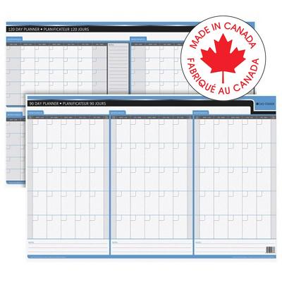 Planner-Wall, Flexible 24X36 90/120 Day Undated Bilingual - 34138-59737