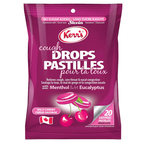 Candy-Kerr'S Cough Drops, No Sugar Cherry 20/Pk - 34903
