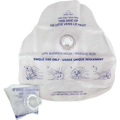 Cpr Mask-First Aid Central, With One Way Valve - 350002