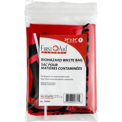 Bags-Biohazard Waste, Disposable 24" X 24" - 350020
