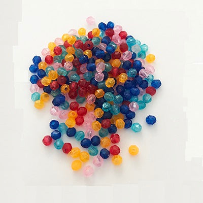 Beads-8Mm Dazzle, Assorted Colours 1000/Pack - 35404