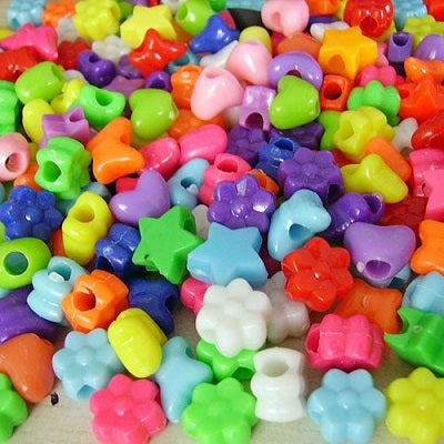 Beads-Assorted Colours & Shapes 24/Pk - 35450