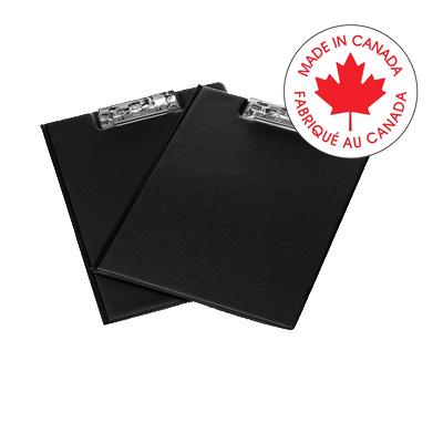 Clipboard-Vinyl Foldover Letter, Black - 35471