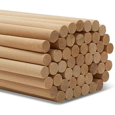 Dowels-Wood 12" X 5Mm  16/Pack - 35516