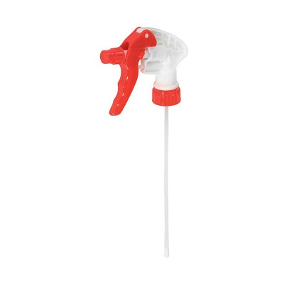 Spray Bottle Trigger-Chemical Resistant 8", Red - 3557