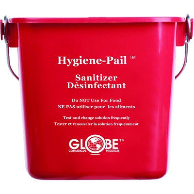 Bucket-Colour Coded Hygiene Pail 2.8L. Red - 3603R